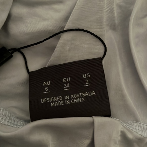 Friend of mine grace drape dress. Silver blue wear me back to front - Picture 5 of 7